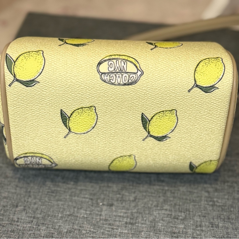 NWT Coach Mini Rowan Lemon (NYC) Crossbody Satchel - Picture 12 of 15
